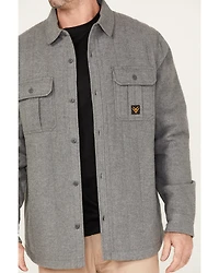 Hawx Men's Channel Quilted Flannel Button-Down Shirt Jacket - Big & Tall