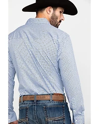 Scully Signature Soft Series Men's X Geo Print Long Sleeve Western Shirt
