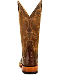 Horse Power Boys' Anderson Crocodile Print Western Boots - Square Toe