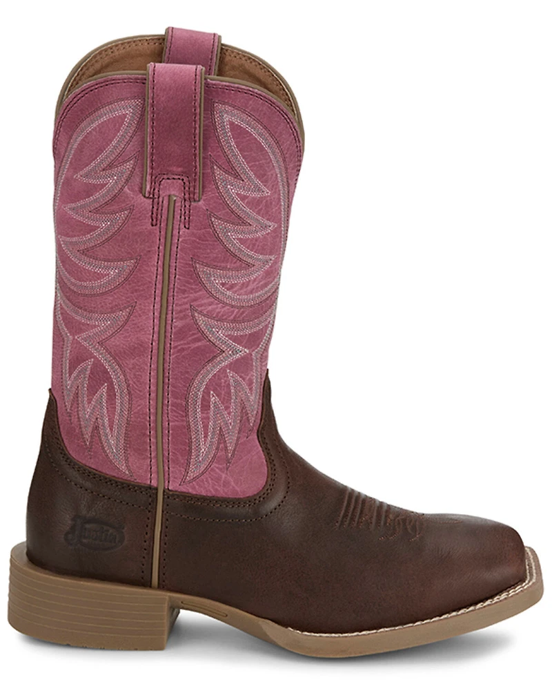 Justin Women's Demeter Performance Western Boots - Broad Square Toe