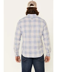Flag & Anthem Men's Portola Plaid Print Long Sleeve Button Down Western Shirt