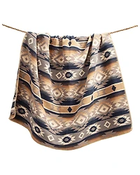HiEnd Accents 3pc Taos Wool Blend Blanket Set - King