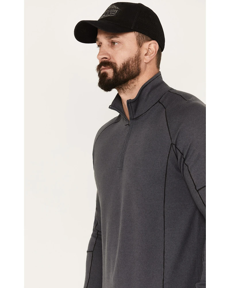 Brothers and Sons Men's Base Layer Quarter Zip Shirt