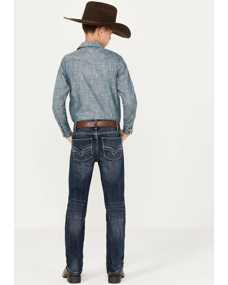 Wrangler Boys' Vintage Slim Fit Bootcut Jeans