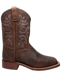 Ad Tec Men's Oiled Western Boots - Square Toe