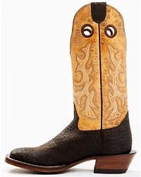 Hondo Boots Men's Bullhide Western - Broad Square Toe