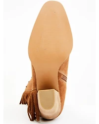 Idyllwind Women's Sidewinder Studded Fringe Suede Fashion Boots - Round Toe