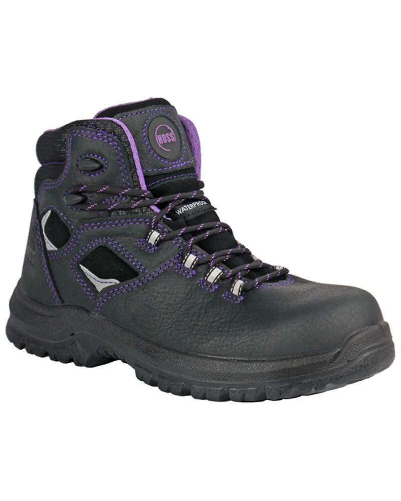 Hoss Women's 6" Lacy Waterproof Work Boots - Composite Toe