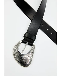Shyanne Women's Asymmetric Buckle Leather Belt