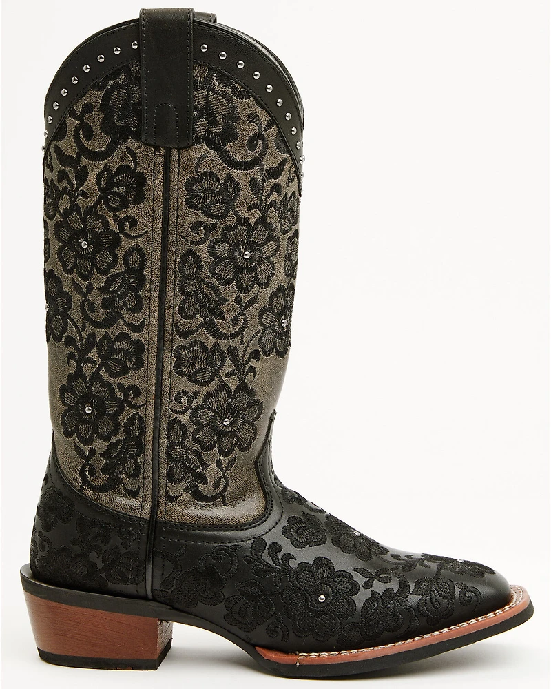 Laredo Women's Flora Western Boots - Broad Square Toe