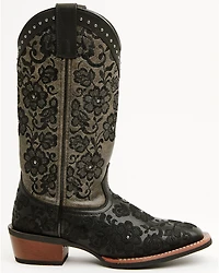 Laredo Women's Flora Western Boots - Broad Square Toe