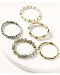 Shyanne Women's Sierra Winter Multi Bracelet Set - 5 Piece