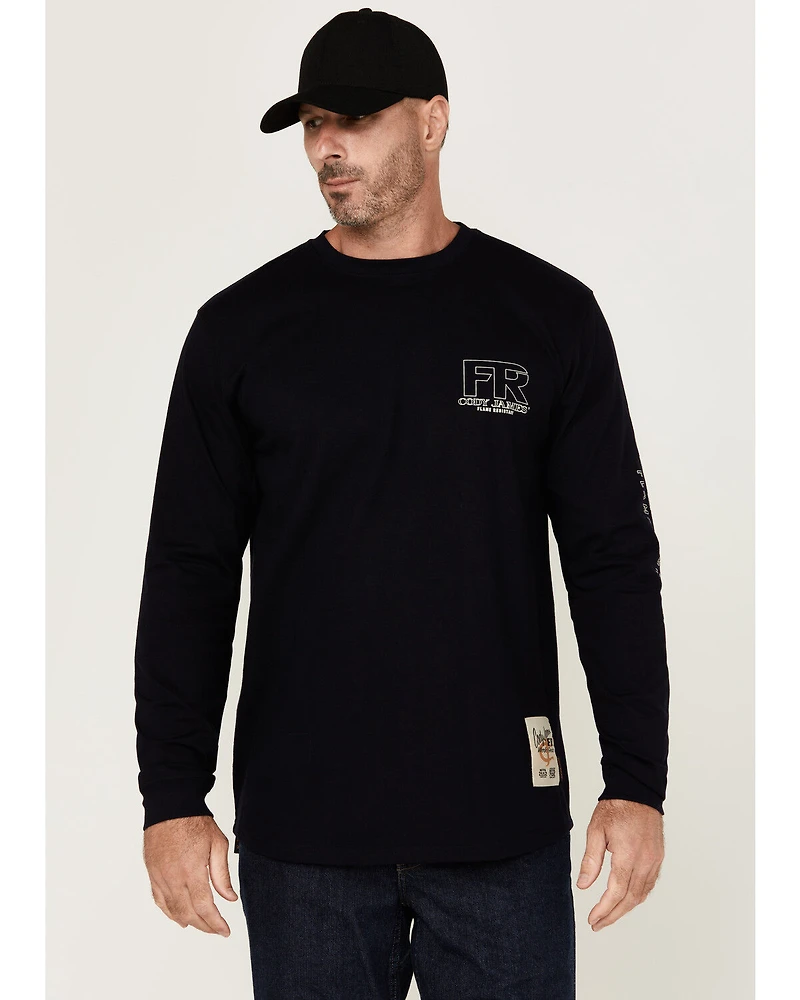 Cody James Men's FR Eagle Long Sleeve Graphic T-Shirt