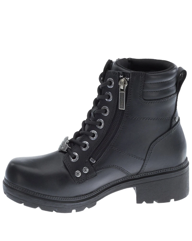 Harley Davidson Women's Inman Hills Moto Boots - Round Toe