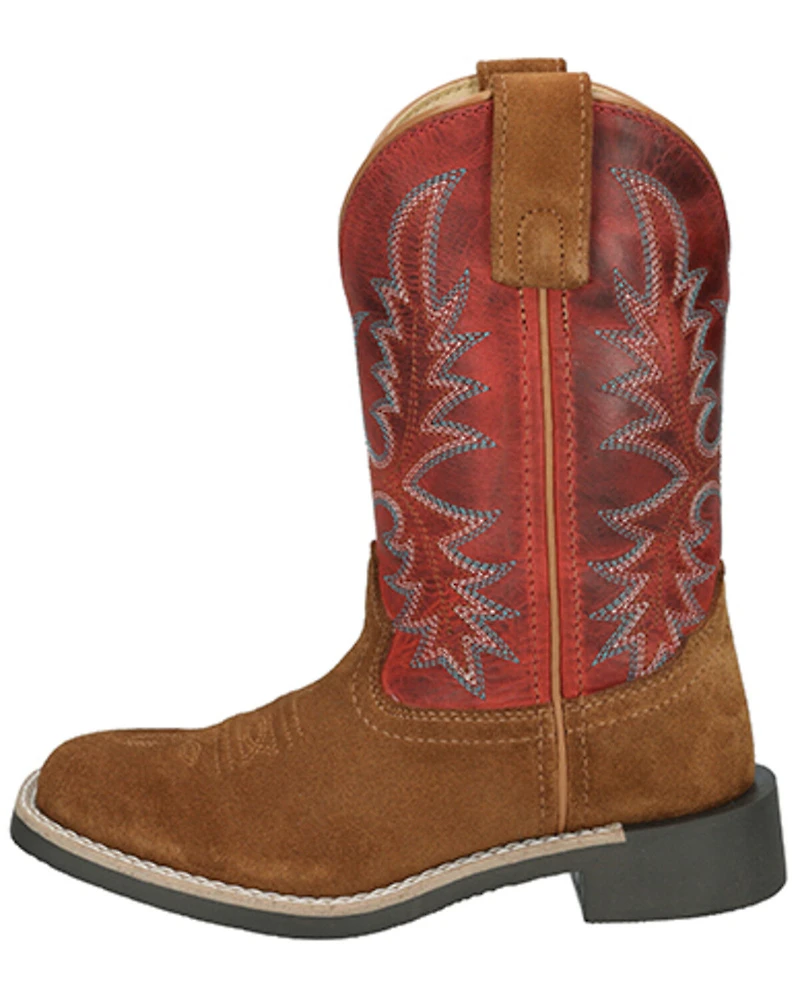 Smoky Mountain Boys' Briscoe Western Boots - Broad Square Toe
