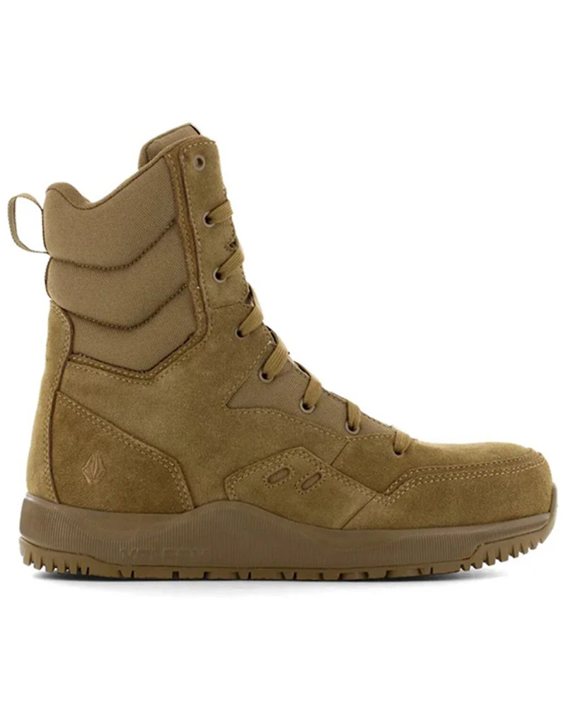 Volcom Men's 8" Tactical Side-Zip Work Boots - Composite Toe