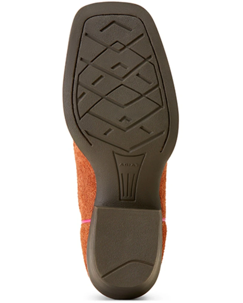 Ariat Girls' Derby Monroe Western Boots - Square Toe