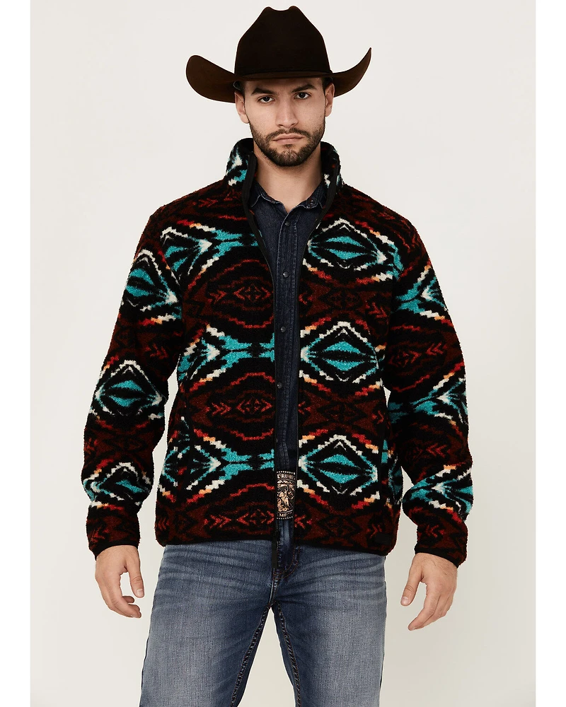 Rock & Roll Denim Men's Southwestern Print Jacket