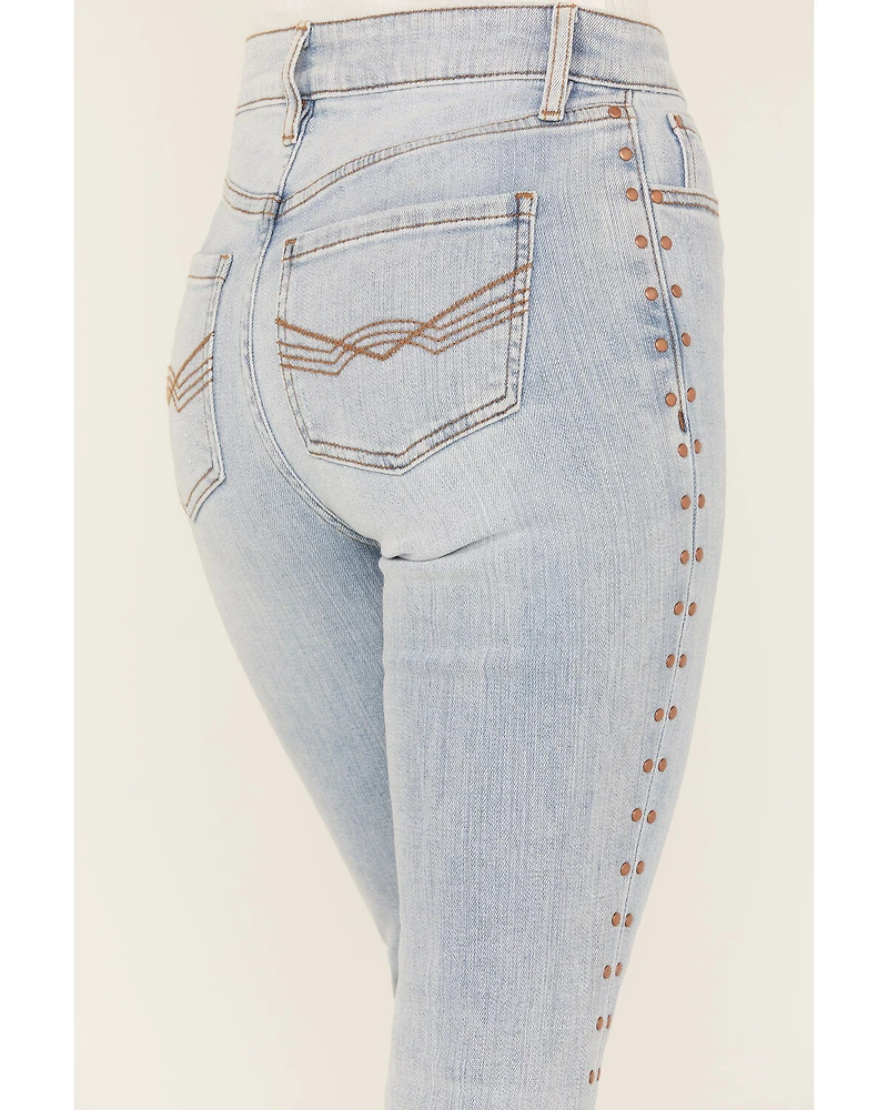 Idyllwind Women's Granada Gypsy High Rise Studded Side Seam Bootcut Jeans