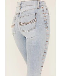 Idyllwind Women's Granada Gypsy High Rise Studded Side Seam Bootcut Jeans