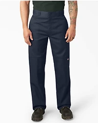 Dickies Men's Double Knee Twill Loose Fit Straight Work Pants