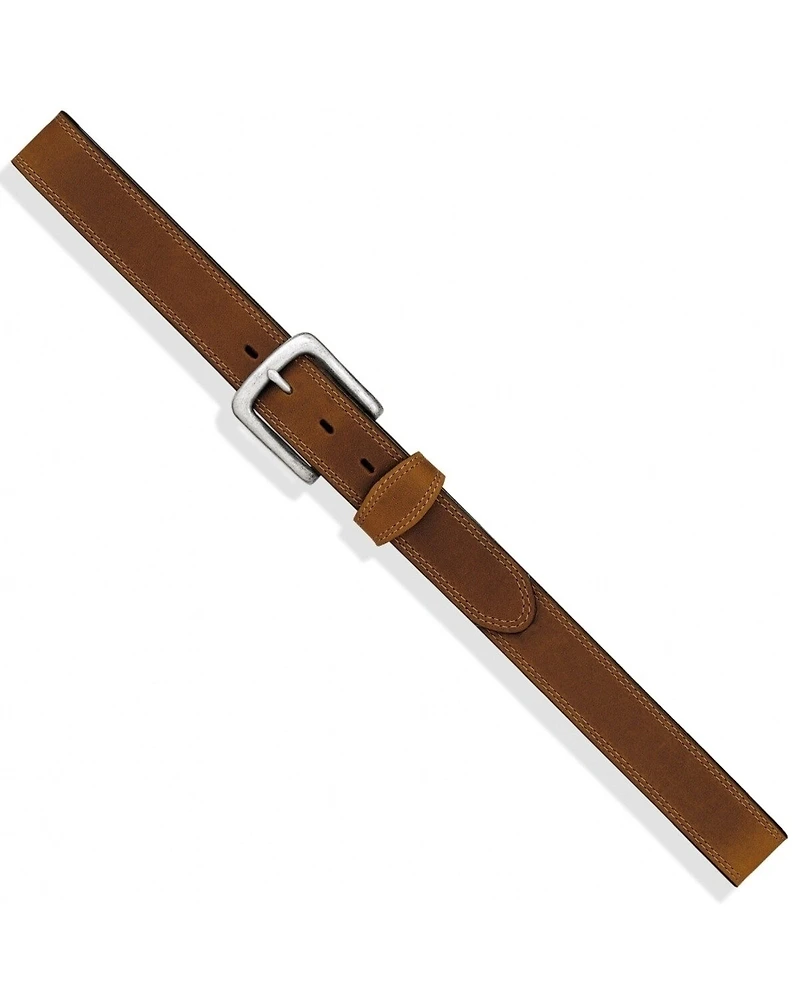 Tony Lama Men's Basic Double Stitch Belt