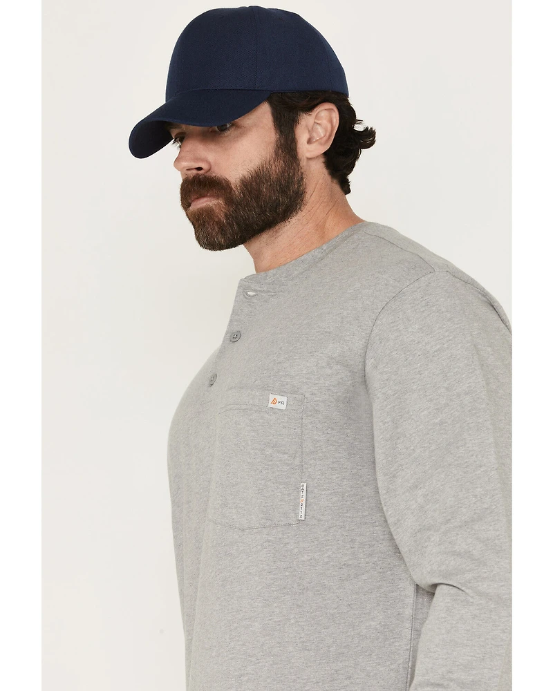 Rasco Men's FR Preshrunk Henley T-Shirt