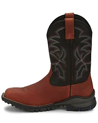 Tony Lama Men's Roustabout Brick Western Work Boots - Soft Toe