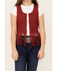 Shyanne Girls' Fringe Lace Vest