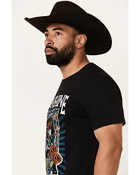 Moonshine Spirit Men's Barrel Short Sleeve Graphic T-Shirt