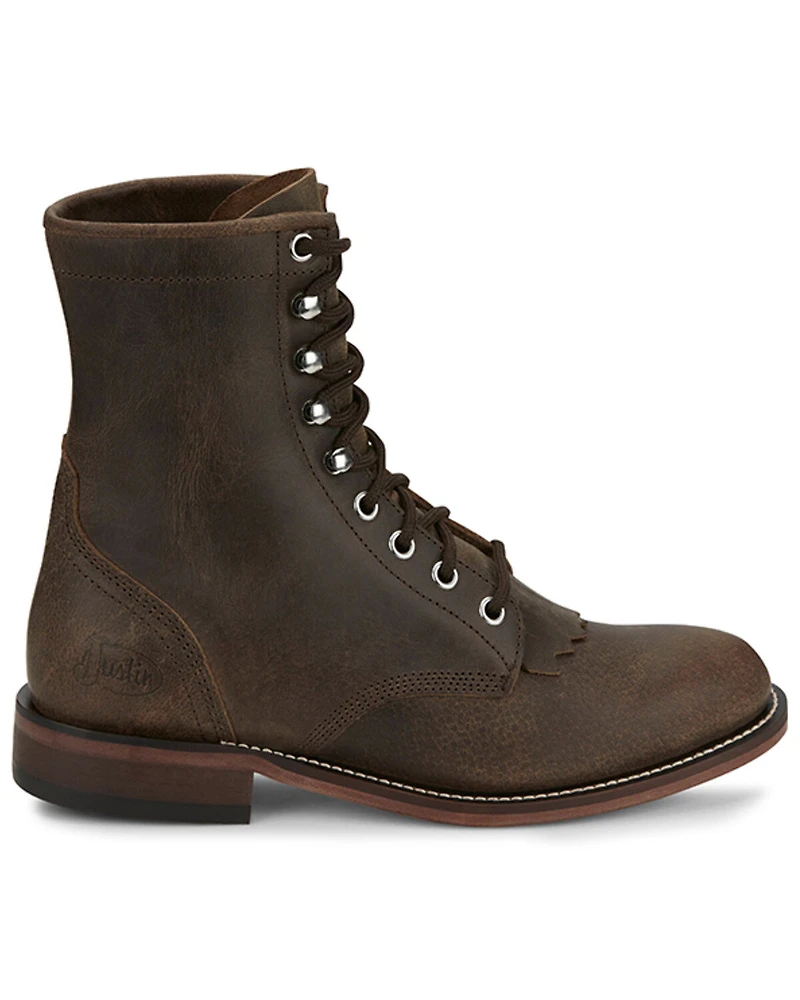 Justin Women's McKean Lace-Up Boots - Round Toe
