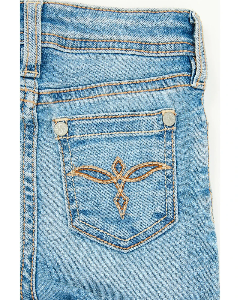 Shyanne Toddler Girls' Light Wash Shayla Bootcut Denim Jeans