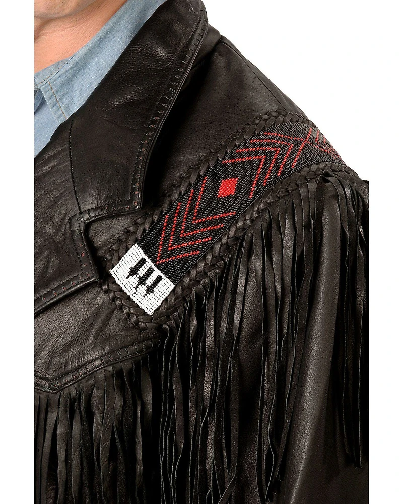 Kobler Mohawk Fringed Leather Jacket
