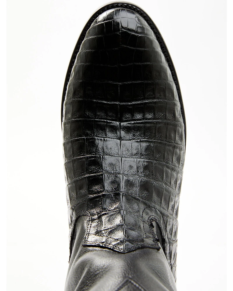Cody James Black 1978® Men's Carmen Exotic Caiman Belly Roper Boots - Round Toe