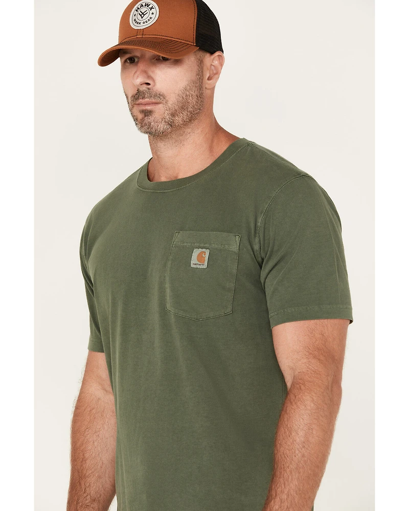 Carhartt Men's Re-Engineered Relaxed Fit Lightweight Short Sleeve Garment Dyed Pocket T-Shirt