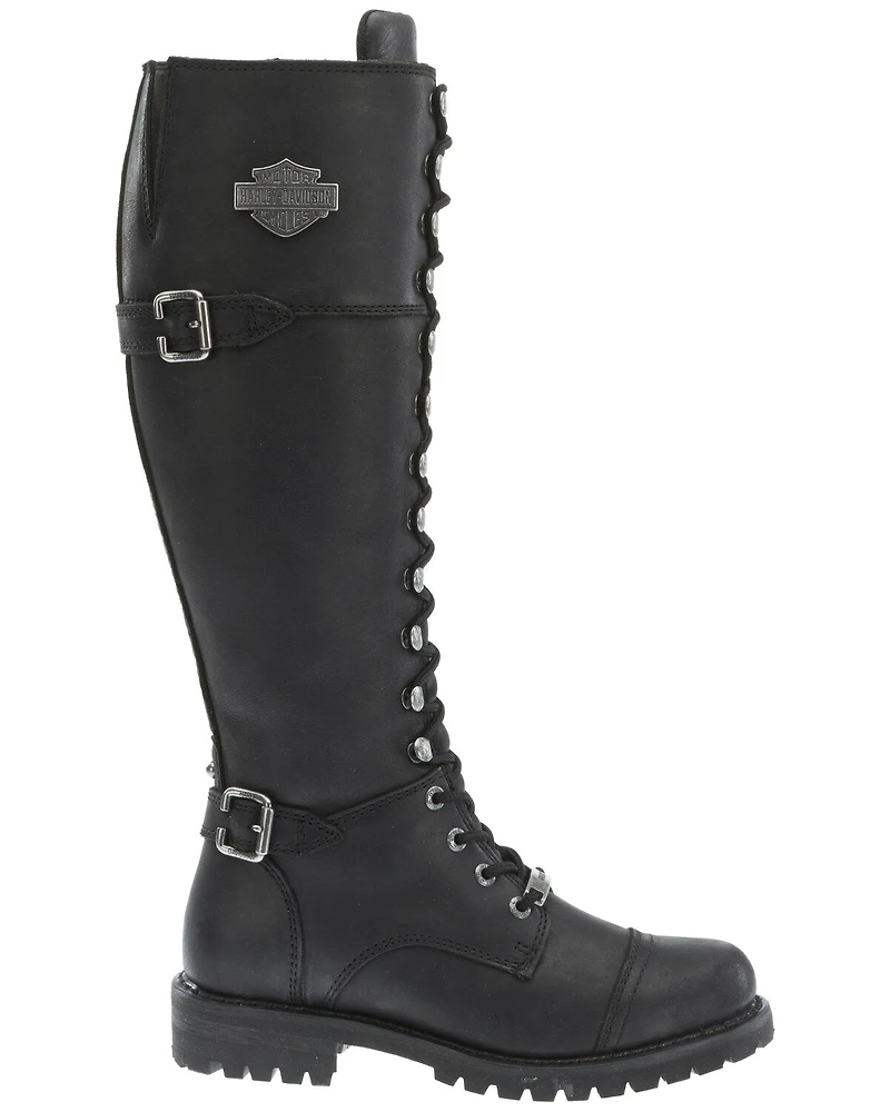 Harley Davidson Women's Beechwood Moto Boots - Round Toe