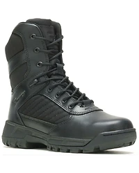 Bates Women's Tactical Sport 2 Tall Side Zip Lace-Up Work Boots - Round Toe