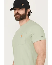 Carhartt Men's Force Relaxed Midweight Logo Pocket Short Sleeve Work T-Shirt