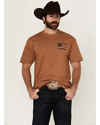 Howitzer Men's Freedom Defend Short Sleeve Graphic T-Shirt
