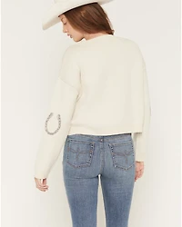 Originality Women's Horse Pullover Sweater
