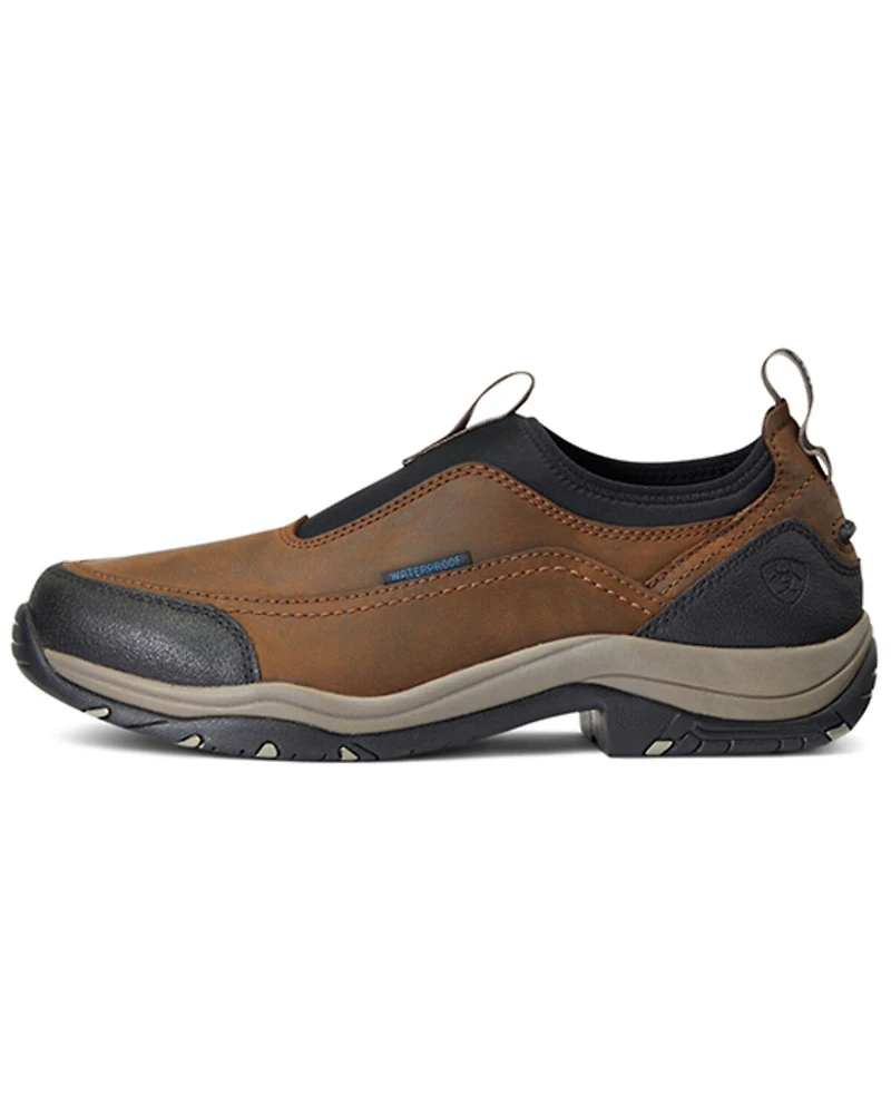 Ariat Men's Terrain Ease Waterproof Distressed Endurance Work Shoes