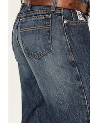 Cinch Men's White Label Relaxed Fit Denim Jeans Dark Stonewash