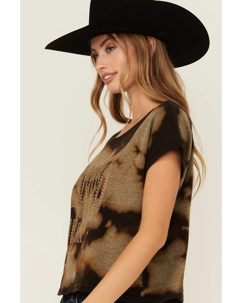Ariat Women's Rodeo USA Bleached Short Sleeve Graphic Tee