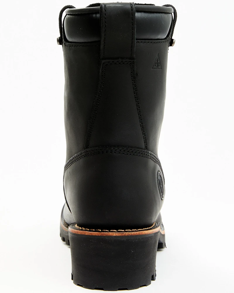Hawx Men's 8" Logger Work Boots - Soft Toe