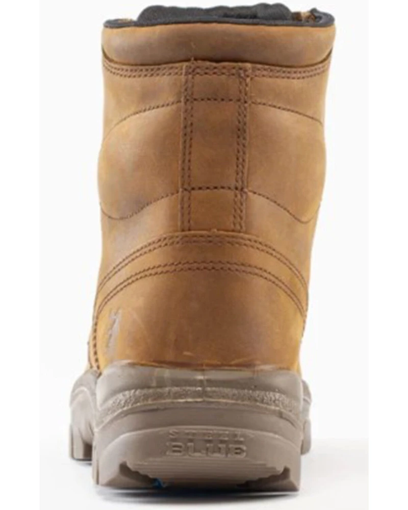 Steel Blue Men's 6" Argyle Scuff Lace-Up Work Boots - Toe