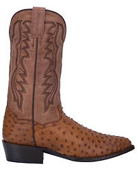 Dan Post Men's Full Quill Ostrich Tempe Western Boots