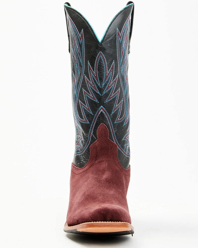 Horse Power Men's Suede Western Boots - Square Toe