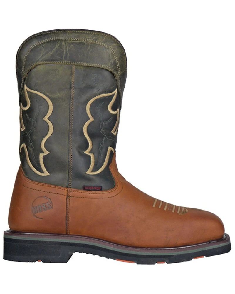 Hoss Men's Showdown 11" Wellington Western Work Boots - Composite Toe