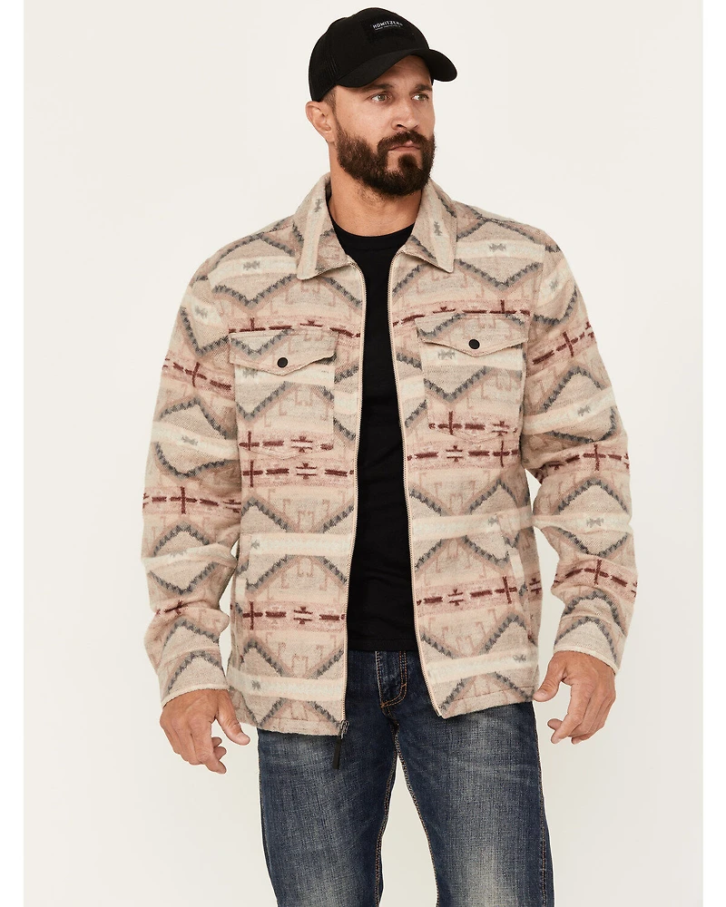 Rock & Roll Denim Men's Southwestern Zip Jacket