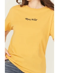 White Crow Women's Run Wild Short Sleeve Graphic Tee